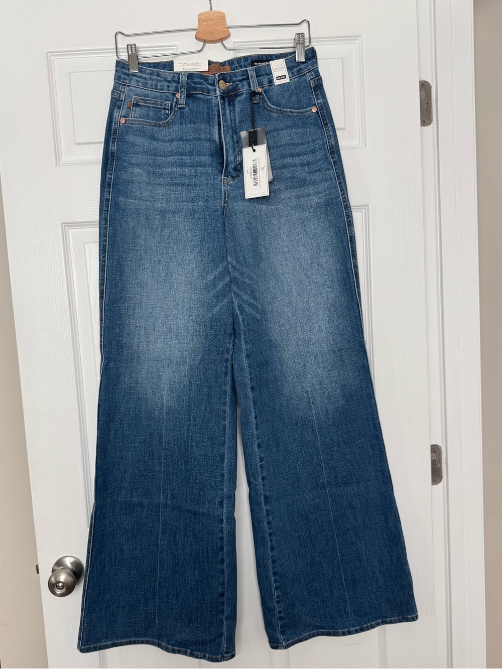 Judy Blue Retro Wide Leg High Waist Jeans